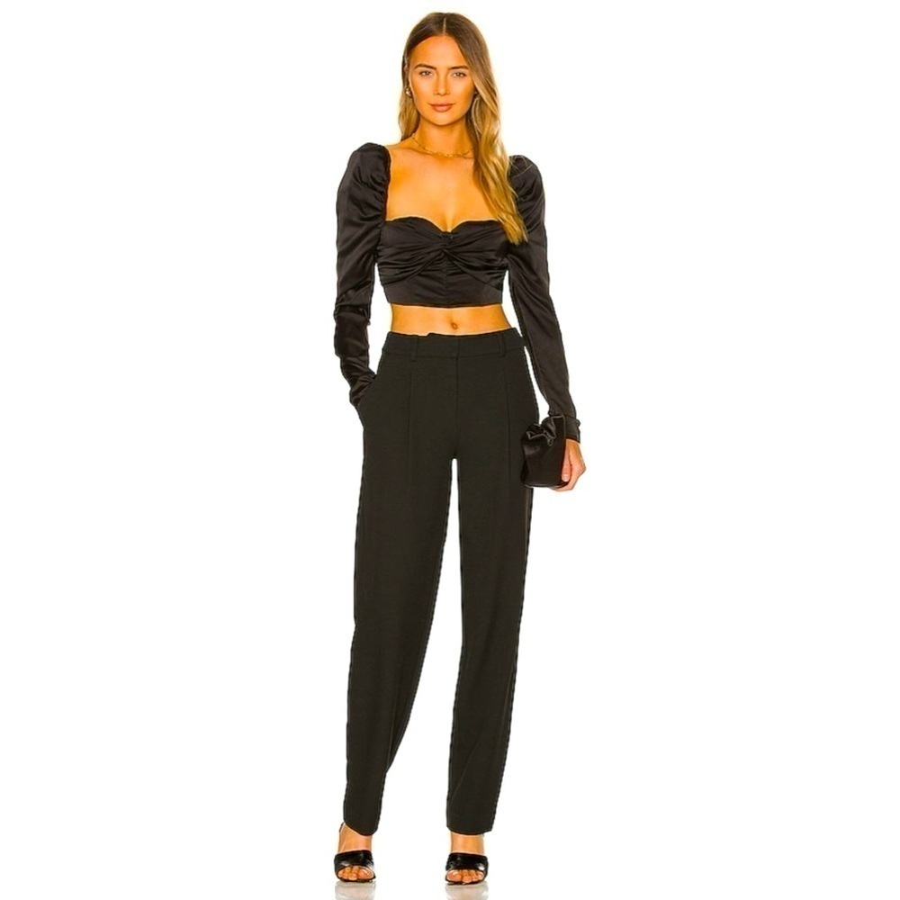 NWT NBD Charlee Bustier Top Black M